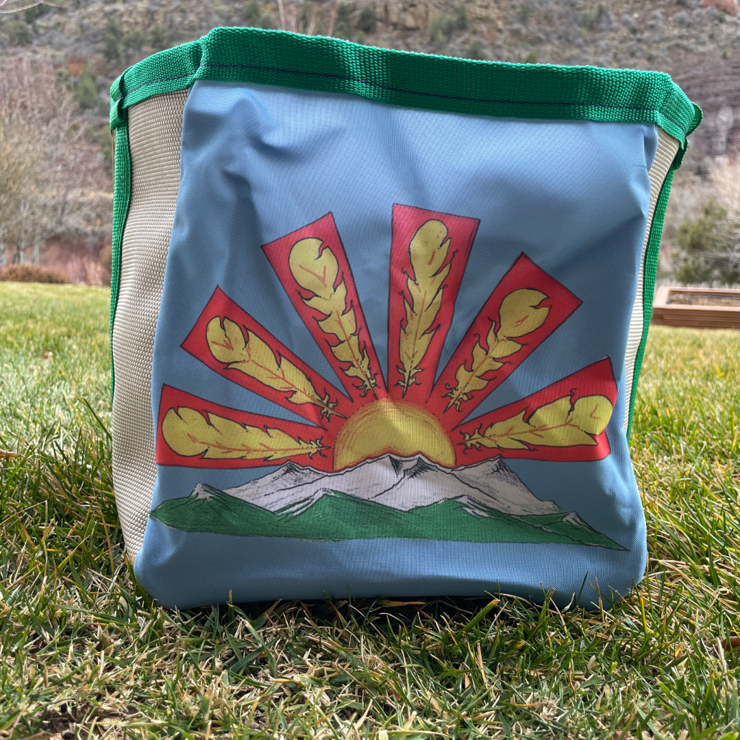 Artist Collaboration: Joe Philpott Repurposed Fire Hose Tote - Large