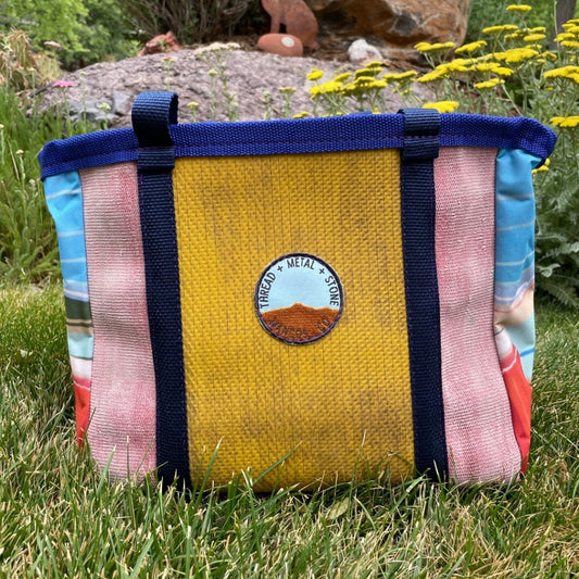 Repurposed Fire Hose Tote, Limited edition artist collection- Medium