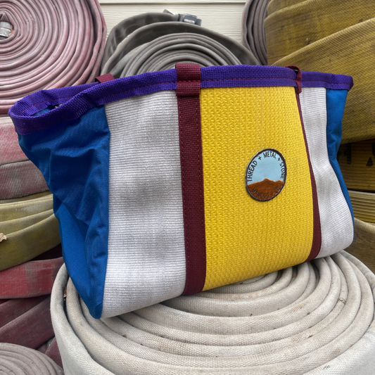 Repurposed Fire Hose Tote - Large