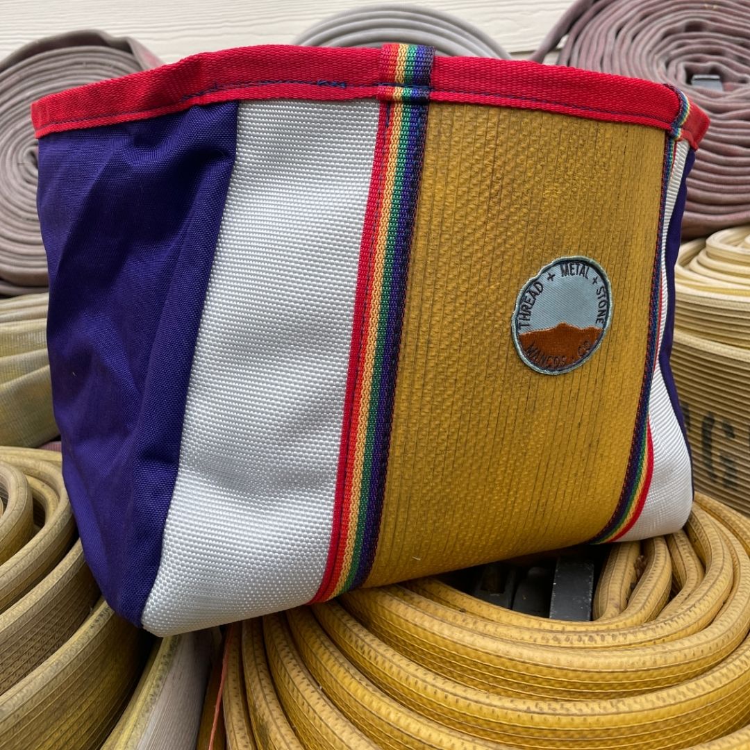 Repurposed Fire Hose Tote - Large